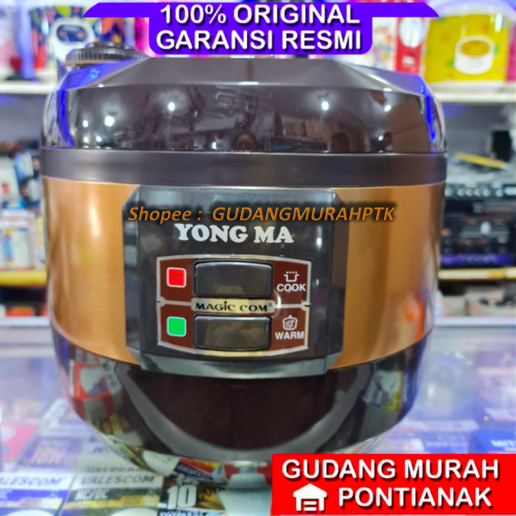 Rice cooker Yong Ma 2,5 Liter JUMBO Magic com Yongma 2.5 L SMC 4033 Magicom