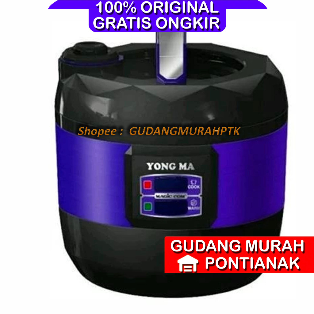 Rice cooker Yong Ma 2,5 Liter JUMBO Magic com Yongma 2.5 L SMC 4033 Magicom