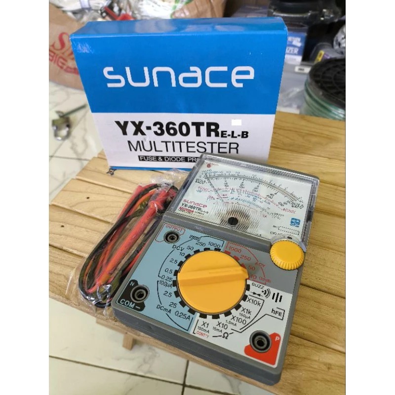 Multimeter Analog Multitester Jarum Sunace / Multi Tester Avometer Analog Avometer Jarum Tester