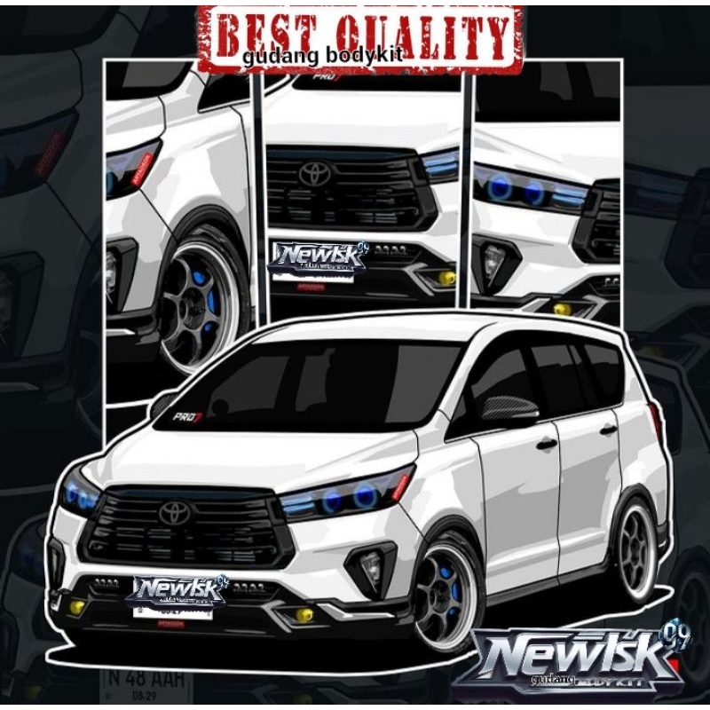 Aksesoris Mobil Bodykit Innova Reborn 2021-2024 Venturer