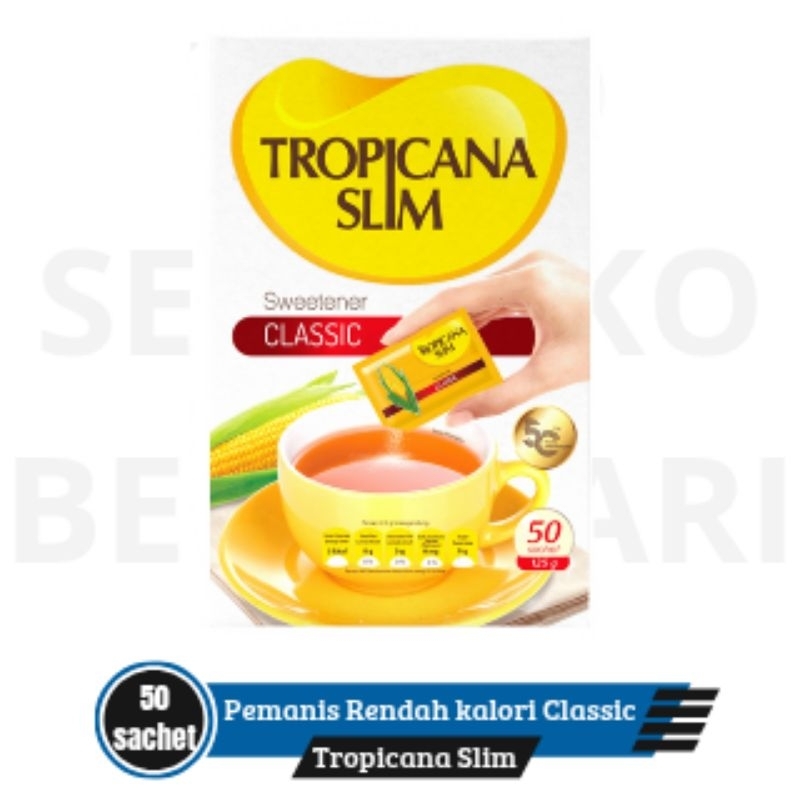 

Tropicana Slim Pemanis Rendah Kalori Klassik 1pcs 2,5g