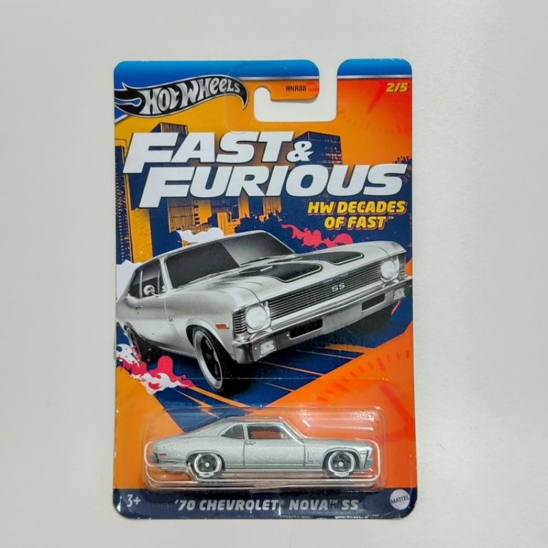 Hot wheels fast and Furious edition Chevrolet Nova '70