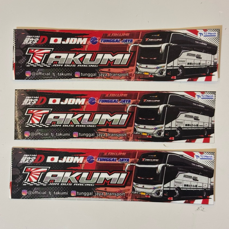 

STIKER TAKUMI ORI di Toko Kak ulil
