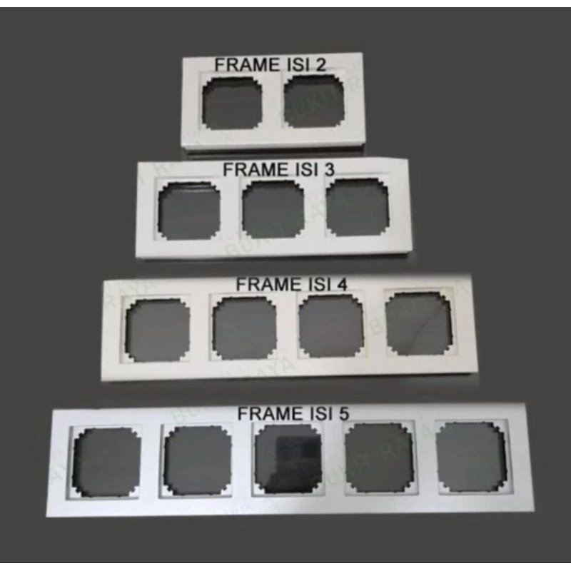 BROCO PLANO SILVER FRAME 2 GANG FRAME 3 GANG FRAME 4 GANG FRAME 5 GANG