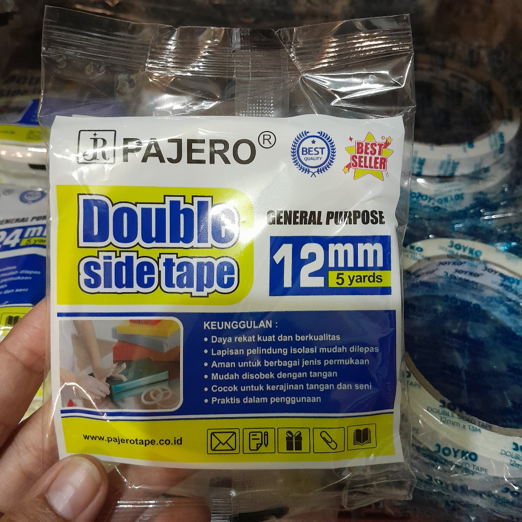 

DOUBLETAPE 12MM PAJERO DOUBLETAPE KECIL MURAH
