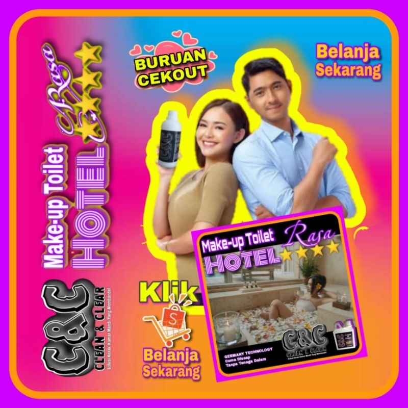 C&C Pembersih kerak keramik kamar mandi makeup toilet cleaner