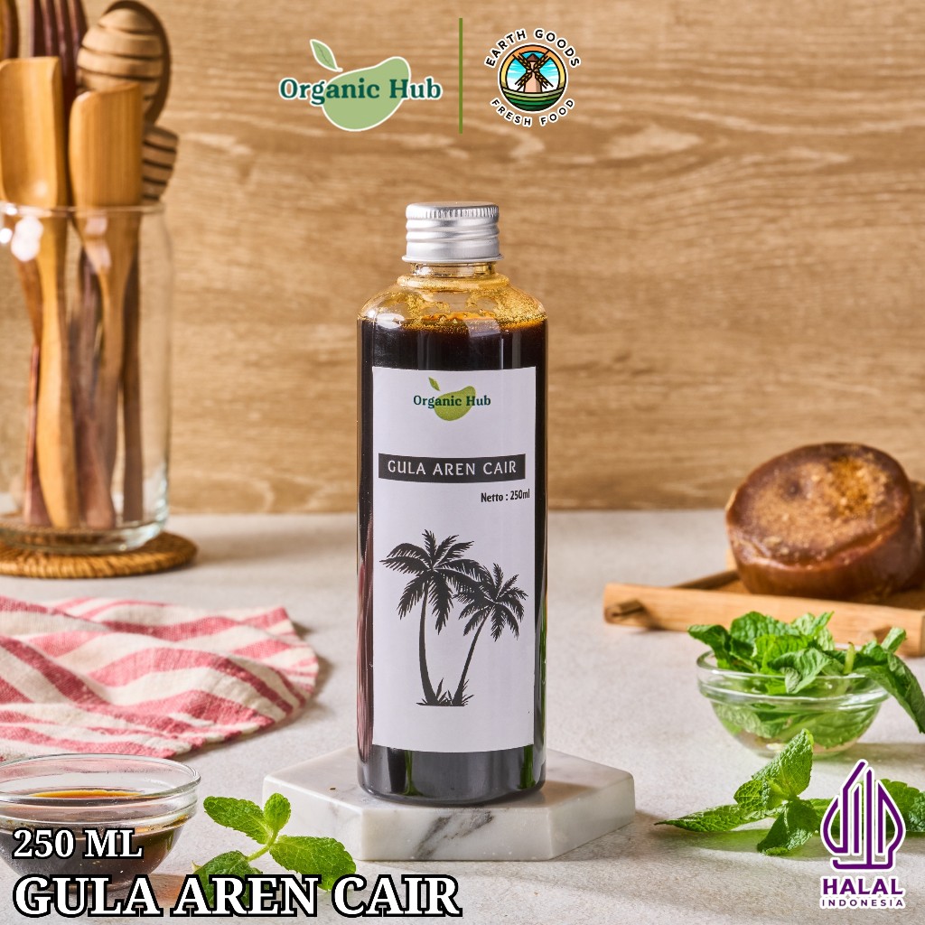 

Organic Hub Palm Sugar Liquid 100% Pure Original Gula Aren Cair Murni Premium Quality 250 ml