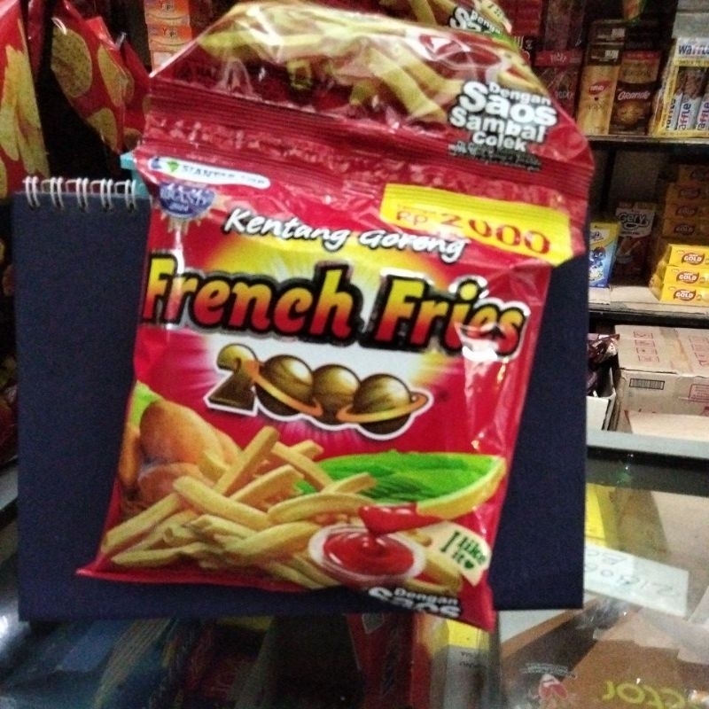 

CHIKI FRENCH FRIES KENTANG GORENG 15 GR(ISI 10PCS)