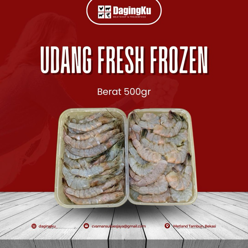 

Udang Utuh & Udang Tanpa kepala /Frozen Food/per 500gr