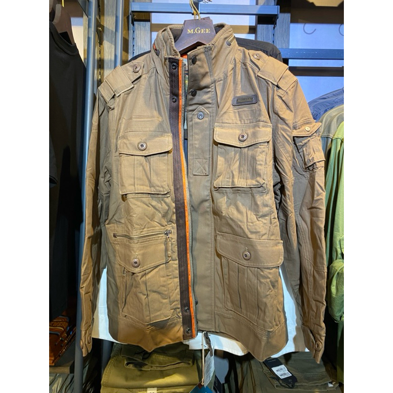 MGEE JAKET PARKA COKLAT UNTUK PRIA MGEE ORIGINAL Parka c003 Brown