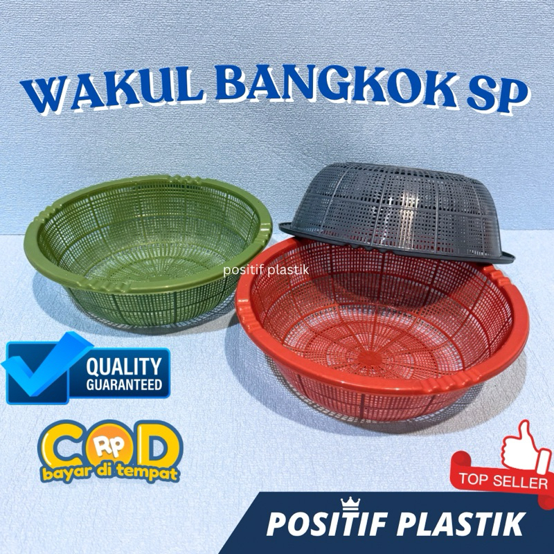 Wakul/Ceting BANGKOK SP (1 lusin/12pcs) Bakul Nasi Plastik Baskom Hajatan