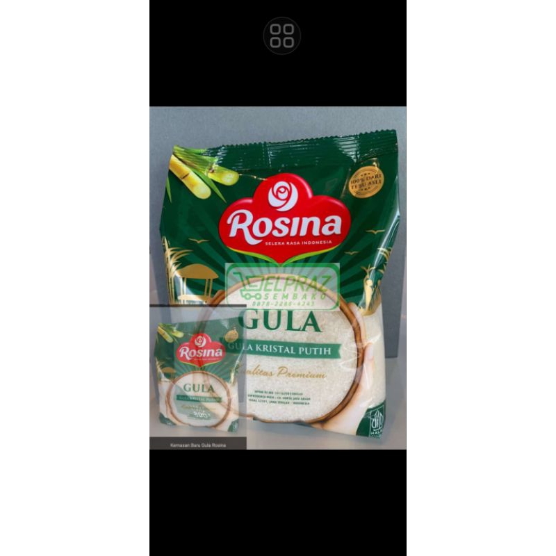 

Gula Rosina 200gr [ 1 Bal/60 Pcs] Free garam 1 pcs