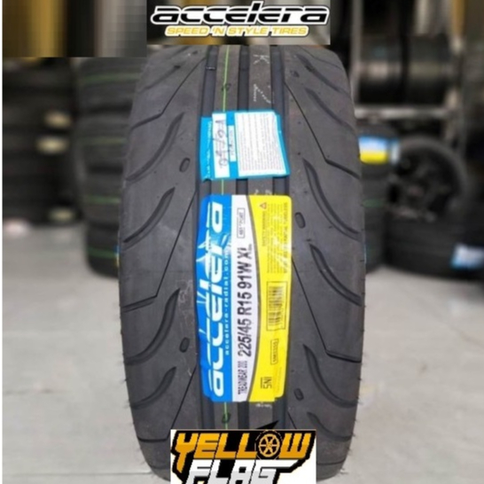 Ban Balap Ring 15 Ukuran 225/45 Accelera Semislick 651 Sport TW 200 225 45 R15 Tubles