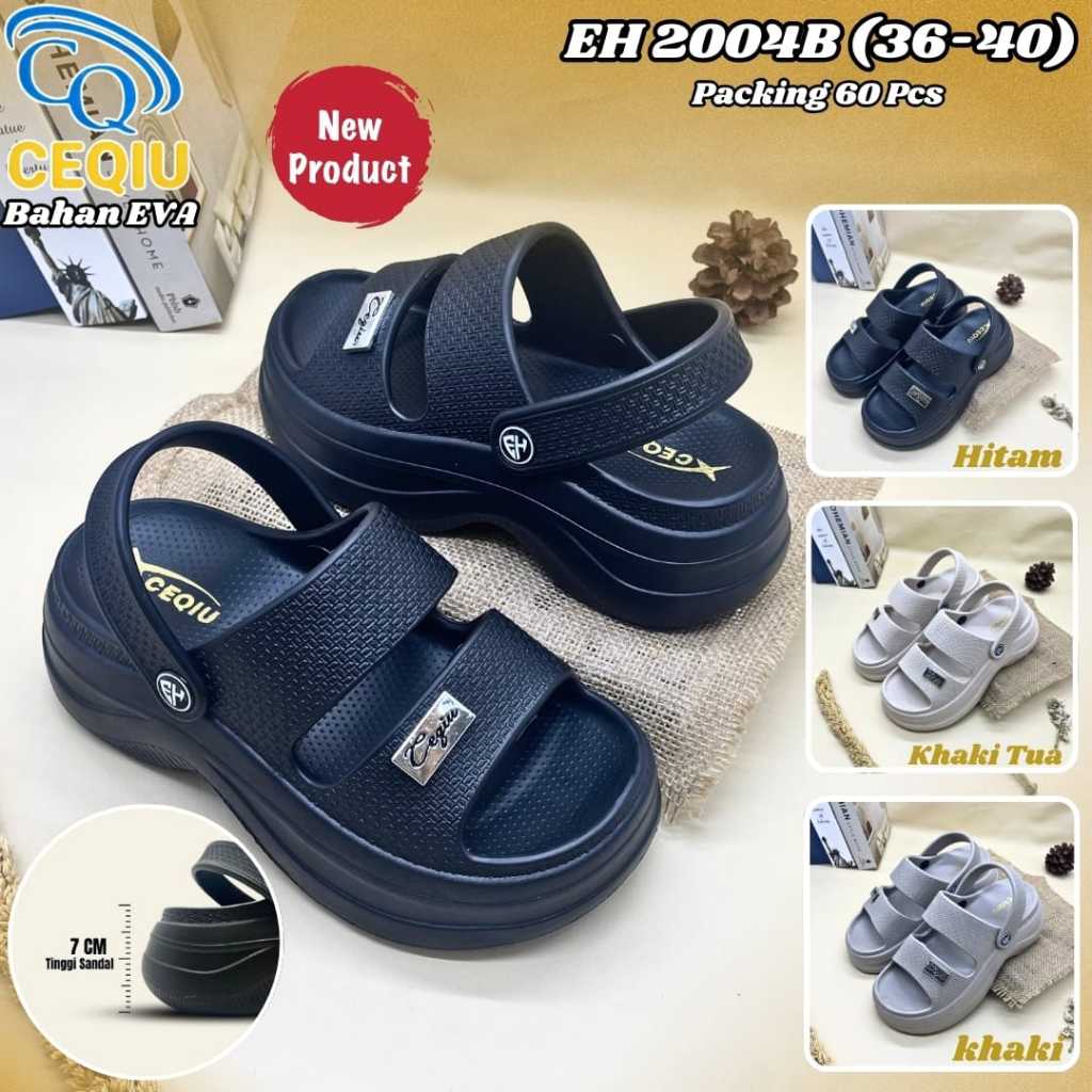 Sandal CEQIU  Sandal Wanita Dewasa || EH 2004B ||  sandal Fashion  uk 36-40