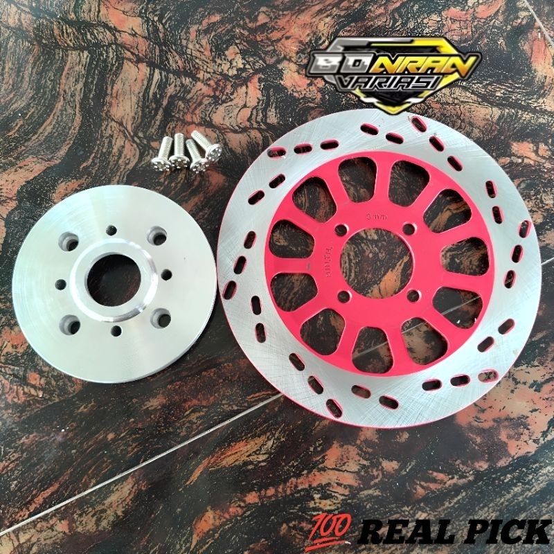 PLENDES ADAPTOR CAKRAM BELAKANG SUPRA GRAND FIZ SMASH TROMOL KECIL SET DISC CAKRAM