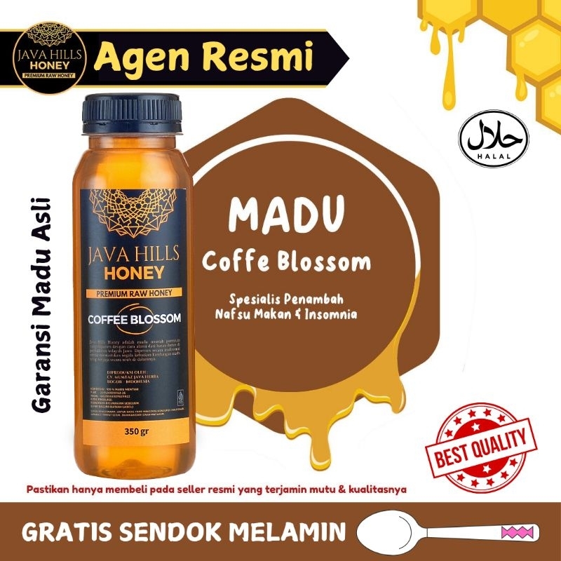 

Java Hills Honey Madu Coffee Blossom Asli Murni Premium Untuk Daya Tubuh Mengatasi Demam Batuk Pilek Sariawan Bisa COD Bayar Ditempat | Javahills Honey