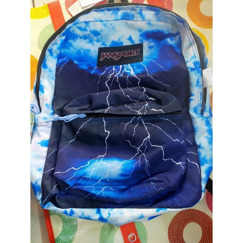 tas jS premium import motif awan petir full emboss