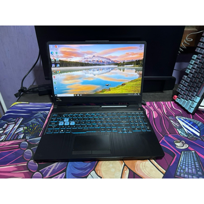 Laptop Gaming Asus Tuf A15 FX506IU AMD Ryzen 7 4800H 16 CPUs Nvidia GTX 1660 Ti VRAM 6GB SSD Layar 1