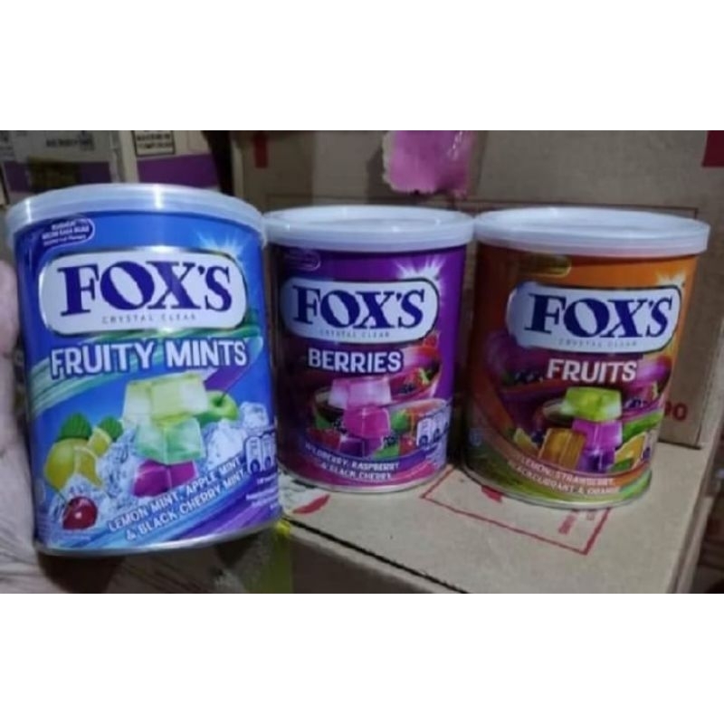 

97 kaleng permen fox kaleng 180gr all variant