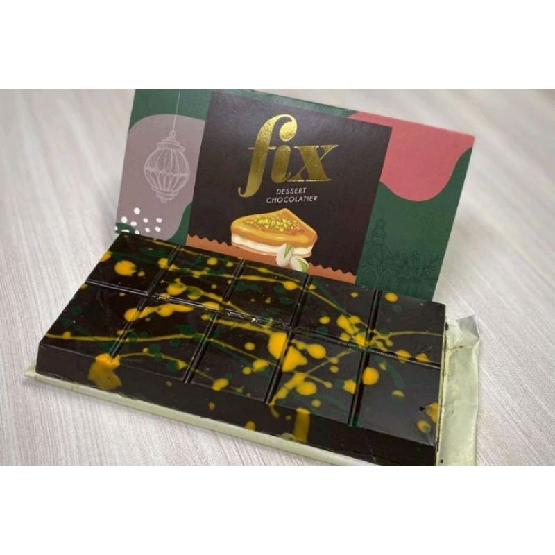 

RB Fix dessert chocolatier , chocolate dubai viral pistachio knafeh , Fix Chocolate Premium, Fix