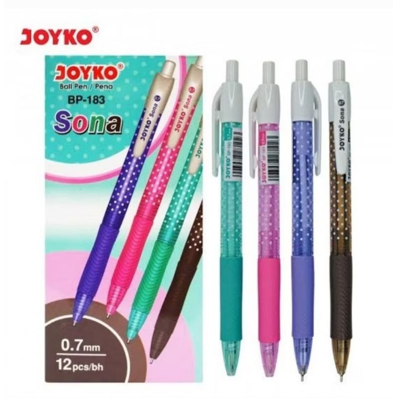

PULPEN JOYKO BP-183 0.7 MM SONA / PULPEN CETEK / BALLPOINT / BOLPEN / PENA