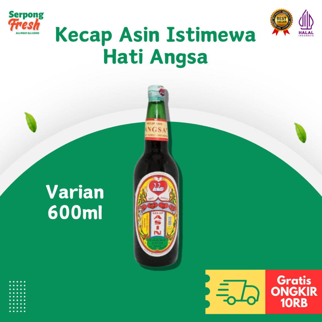 

Kecap Asin Istimewa Cap Hati Angsa Botol 600 ml