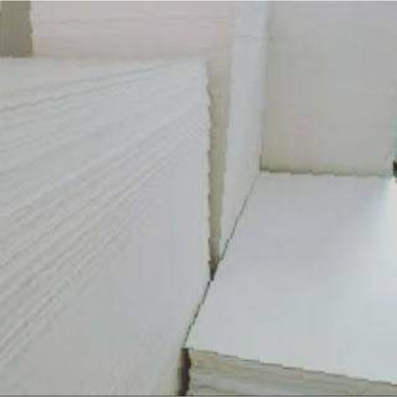 

PVC SHEET BOARD Lembaran 3mm /10cm 3 MM PLASTIK PAPAN FOAM PUTIH - Berlapis Plastik Bening