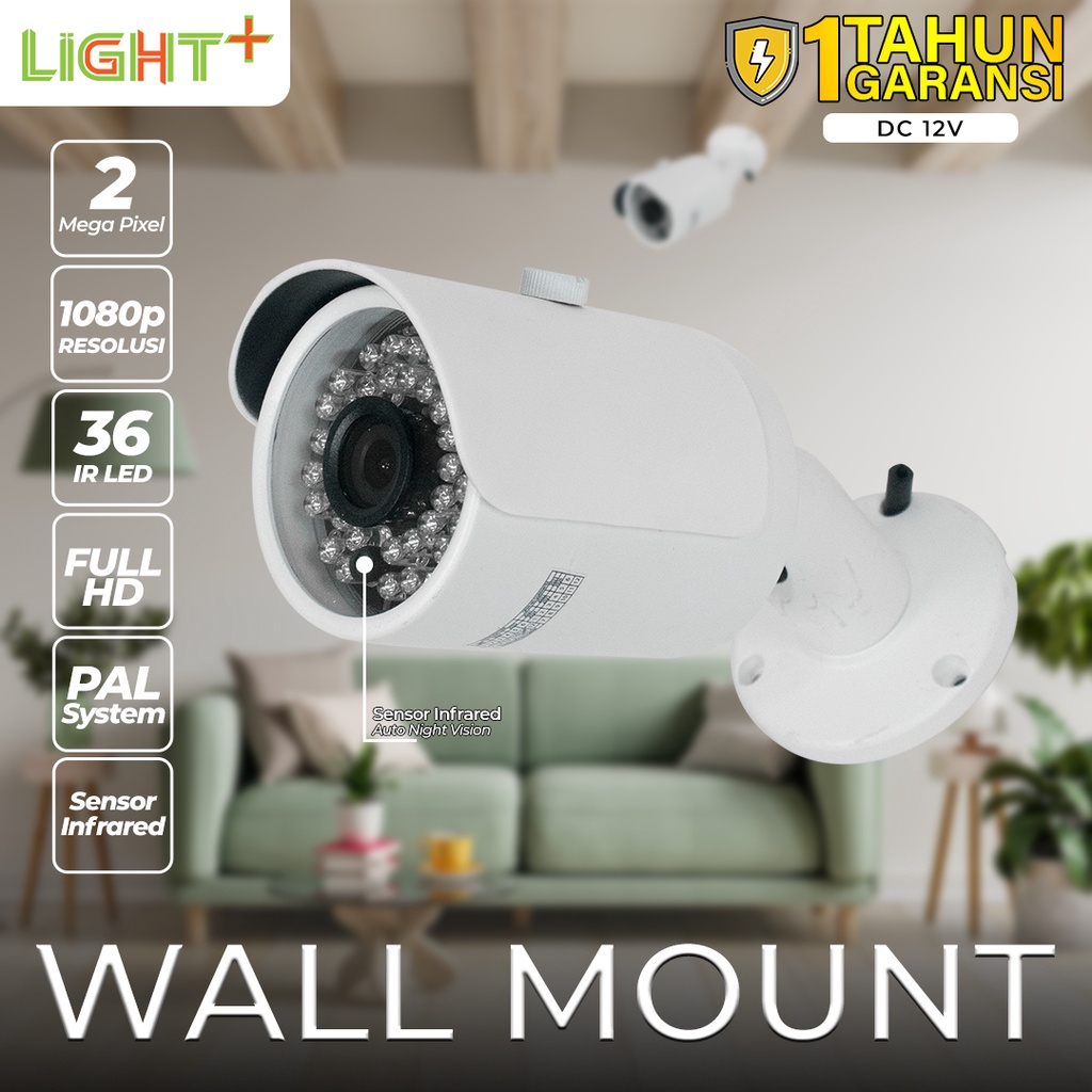 CCTV OUTDOOR KAMERA CCTV AHD 2 MP OUTDOOR IR 36 MATA MLS