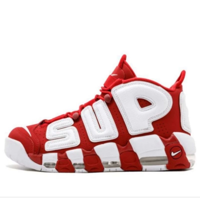 Sepatu Nike Air More Up Tempo X Supreme size:42 (Ori)