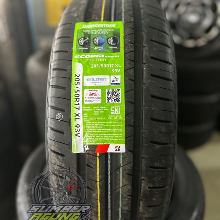 Ban 205 50 R17 Mobil All New Veloz Xpander Livina - Bridgestone Ecopia EP300 Enliten Ukuran 205/50 R