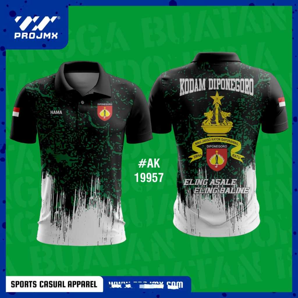 PROJMX - KAOS JERSEY KODAM DIPONEGORO | BEBAS CUSTOM