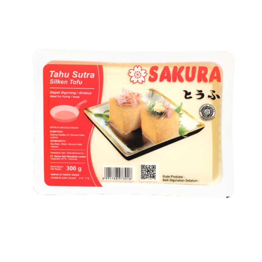 

Tahu Sutra Tofu Kotak Sakura (300 gr)