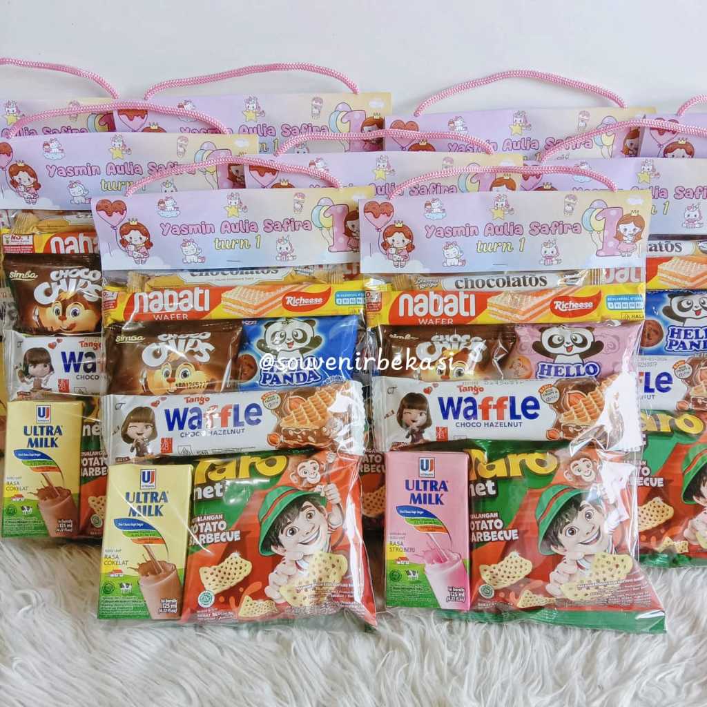 

Paket Snack Ulang Tahun / Snack Ulang Tahun Murah / Snack Ulang Tahun Custom