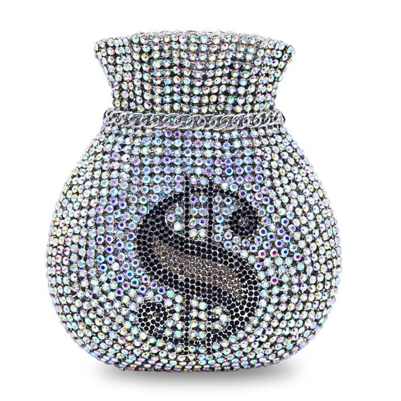 Waiwai Tas Kondangan Wanita CRDollar Bag Mewah