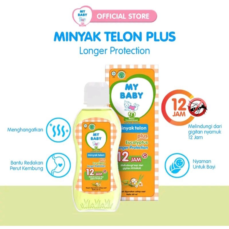 My Baby Minyak Telon 12 jam minyak my baby orange