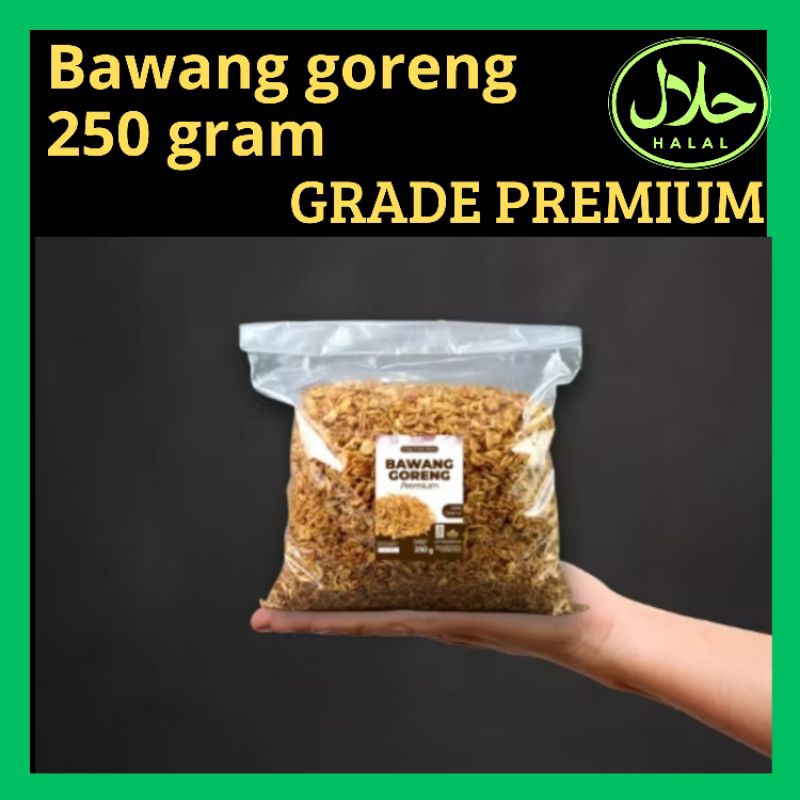 

250 gram bawang goreng GRADE PREMIUM termurah terenak pelengkap makanan
