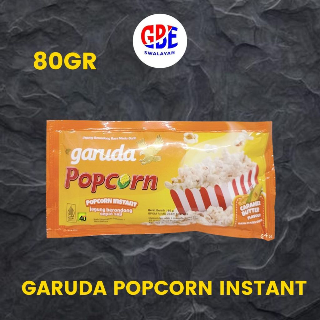

Garuda Popcorn Instant Caramel Butter Flavour 80GR