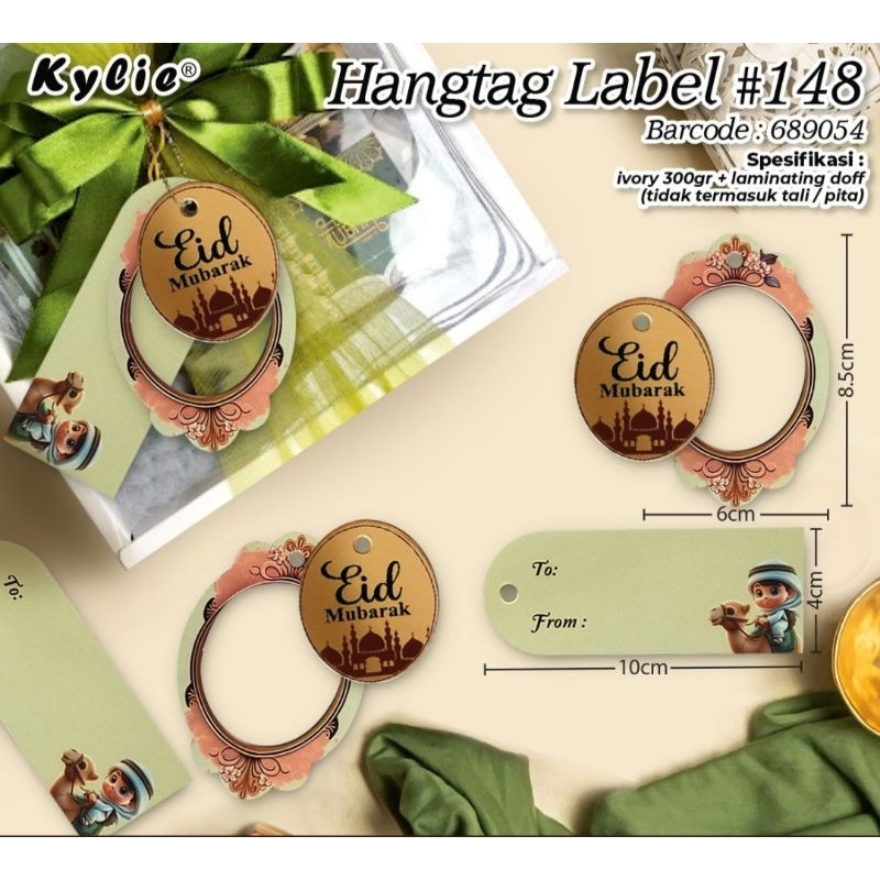 

20 LEMBAR HANGTAG LABEL HAMPERS/TOPLES/DUS KUE IDUL FITRI/LEBARAN
