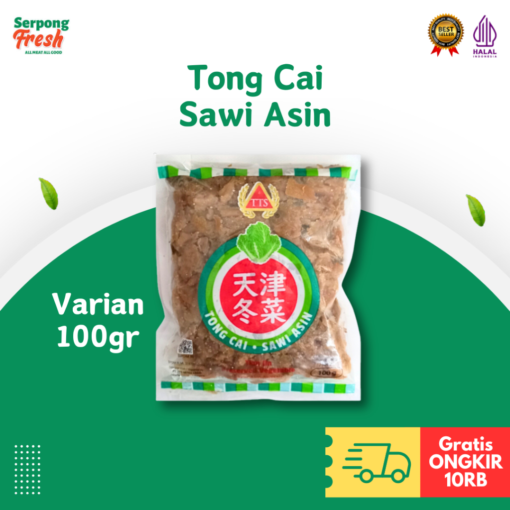 

Tong Cai Sawi Asin 100 Gram Preserved Vegetable