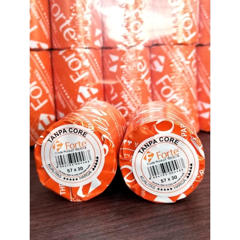 

Thermal Struk Forte 57x30 Tanpa Core (1Pak isi 10 Roll)