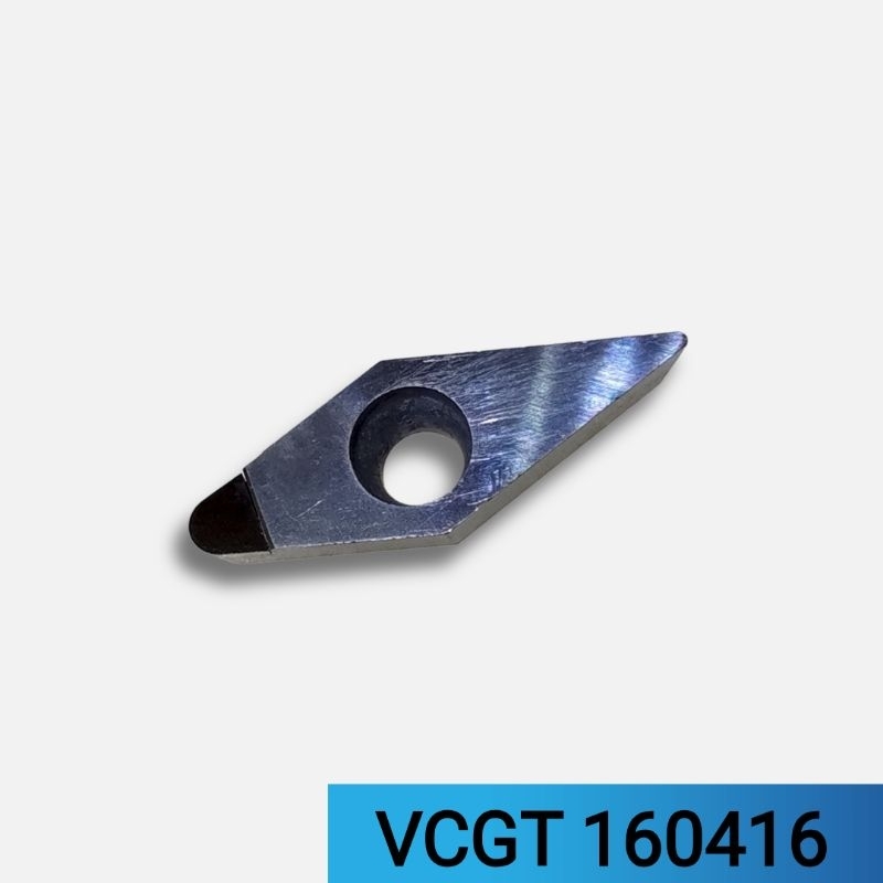 Insert PCD diamond VCGT160416 seken mulus aluminium kinclong VCGT 160416 VCGT16 VCMT16