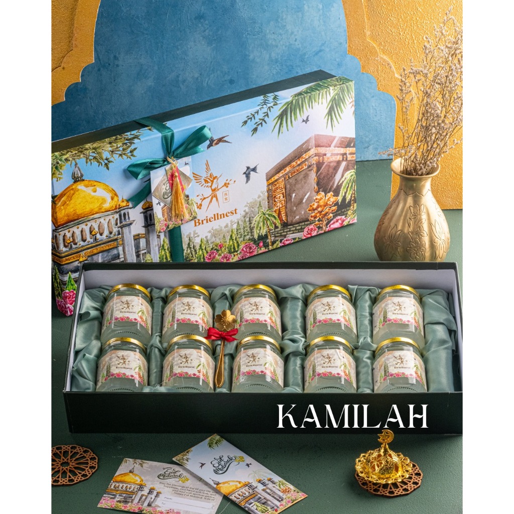 

KAMILAH- Hampers Ramadhan/ Parcel Lebaran/ Gift Ramadhan/ Set Kado Lebaran / Hampers sarang burung wallet