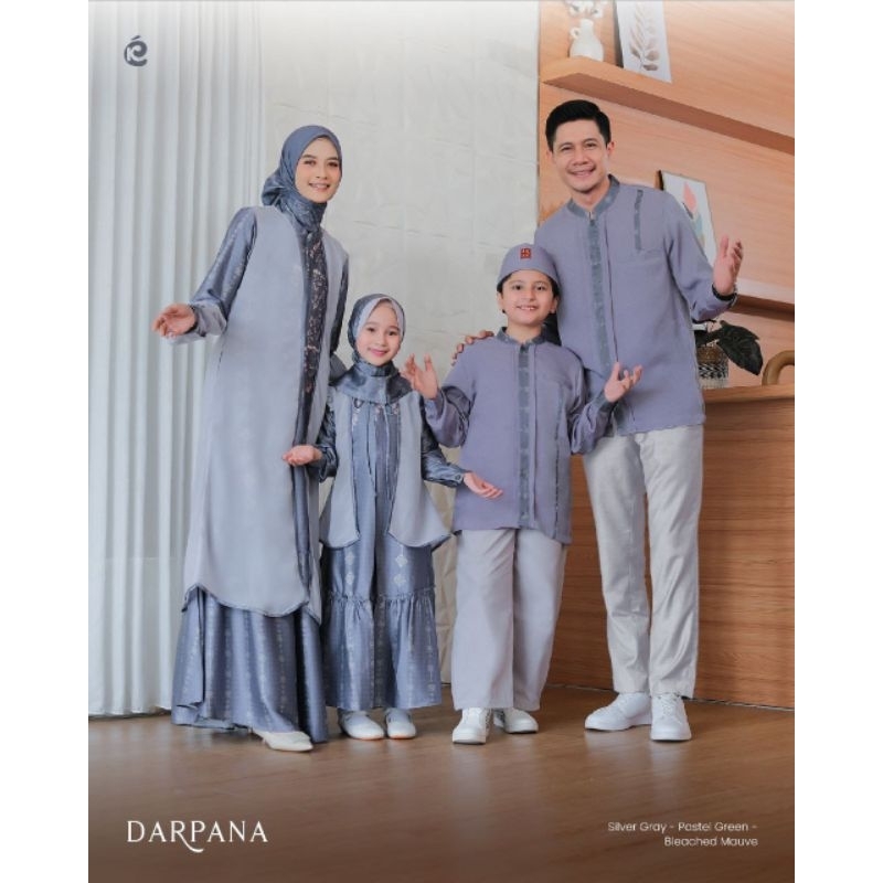 READY SARIMBIT KEKE DARPANA SERIES SILVER GRAY - BAJU LEBARAN - RACUN SHOPEE