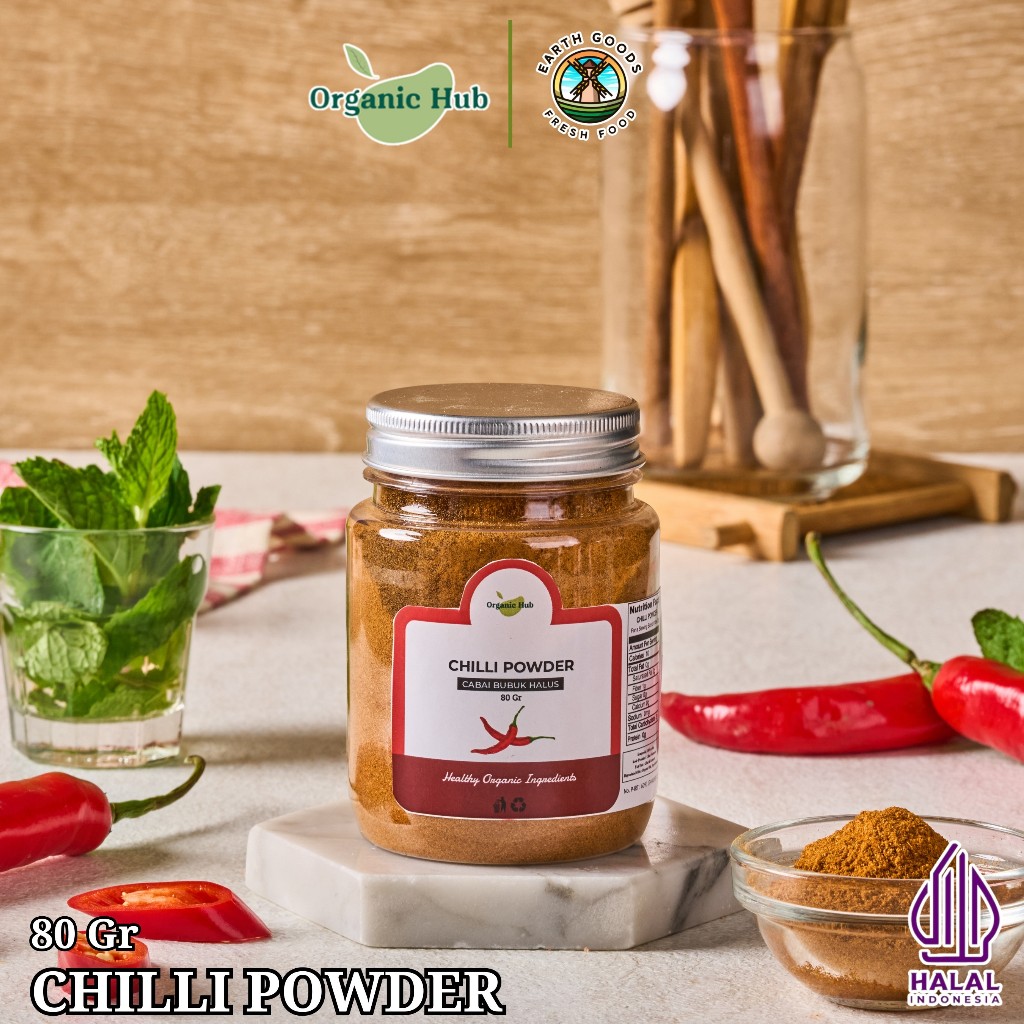 

Organic Hub Cabe Bubuk Premium Quality 100% Natural Chili Powder 50 gr