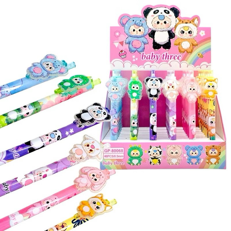 

BOLPEN GEL CETEK 0.5 MM BABY THREE GP-80068 | PULPEN GEL | BOLPOINT GEL