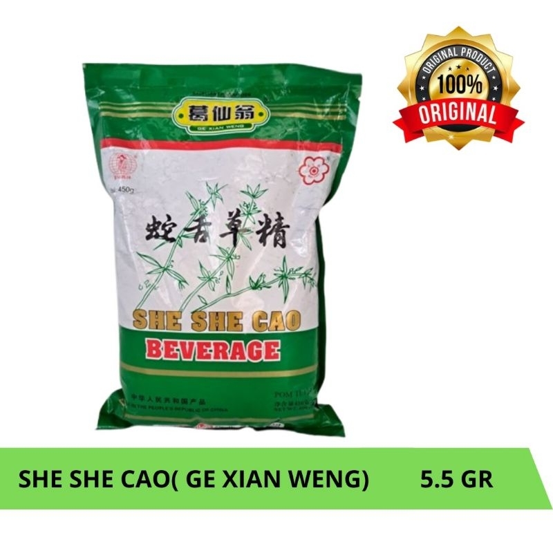 

she she cao beverage teh untuk panas dalam