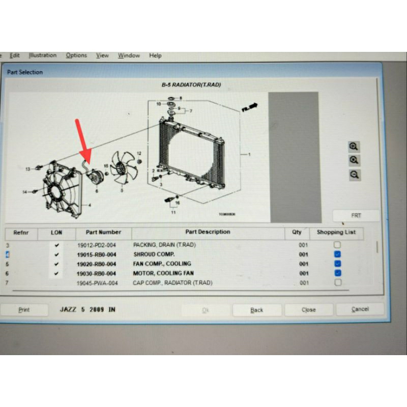 dinamo motor fan radiator honda jazz ge8 2008 2009 2010 2011 2012 2013 ori