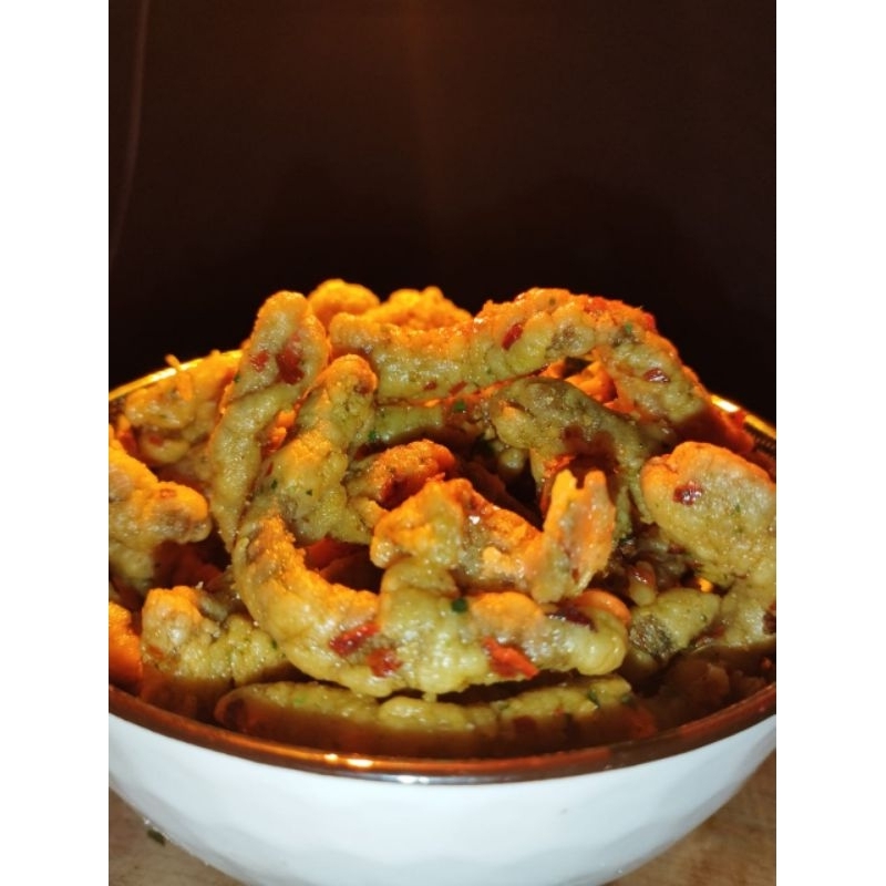 

USUS CRISPY PEDAS DAUN JERUK ORIGINAL | USUS CRISPY 150 GRAM | KRIPIK USUS GURIH | KERIPIK USUS CRISPY