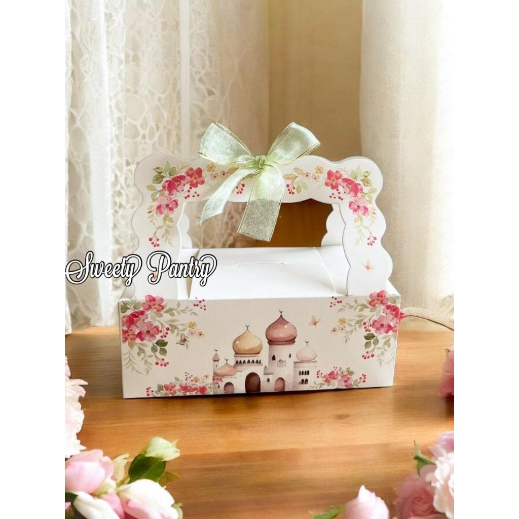 

10PCS - SYANTIK - box dus packaging hampers Lebaran kemasan toples kotak Idul Fitri uk 20x10x7,5 cm