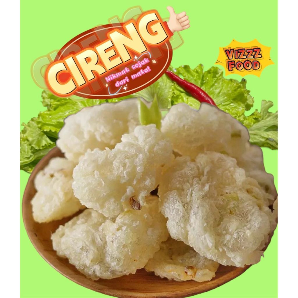 

CIRENG BUMBU RUJAK CEMILAN KHAS BANDUNG CIRENG ORI CIRENG CRISPY